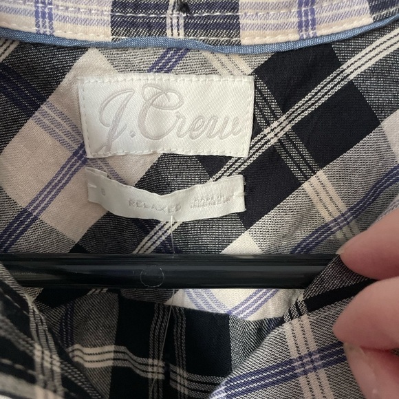 J. Crew Relaxed-fit Featherweight Flannel Shirt in Friday Plaid Size 8 NWT - Picture 5 of 11